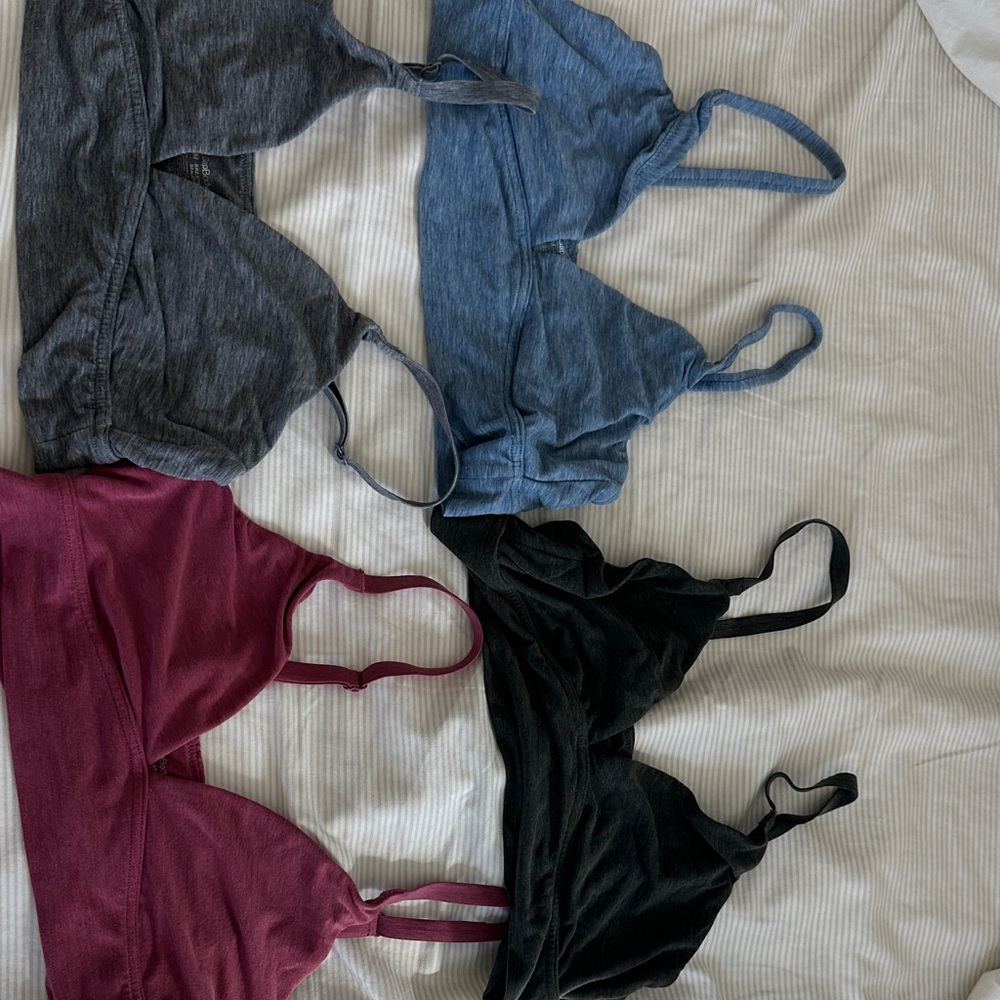 Gap body breathe bralettes set of 4. Super soft